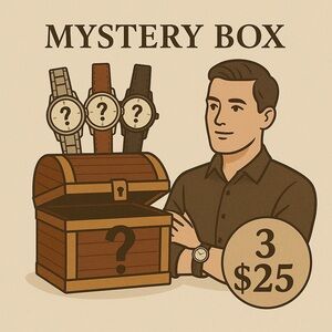 Mystery Box of 3 Men’s Watches all working